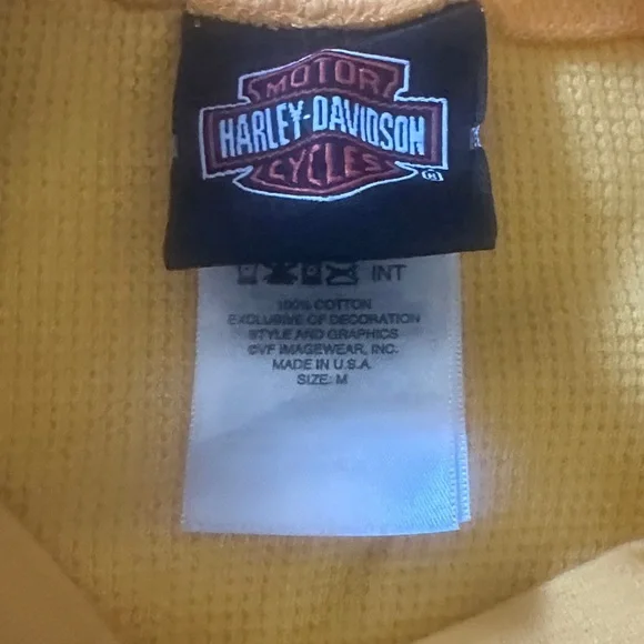 Harley-Davidson Women's Golden Long Sleeve Tee - Picture 3 of 3